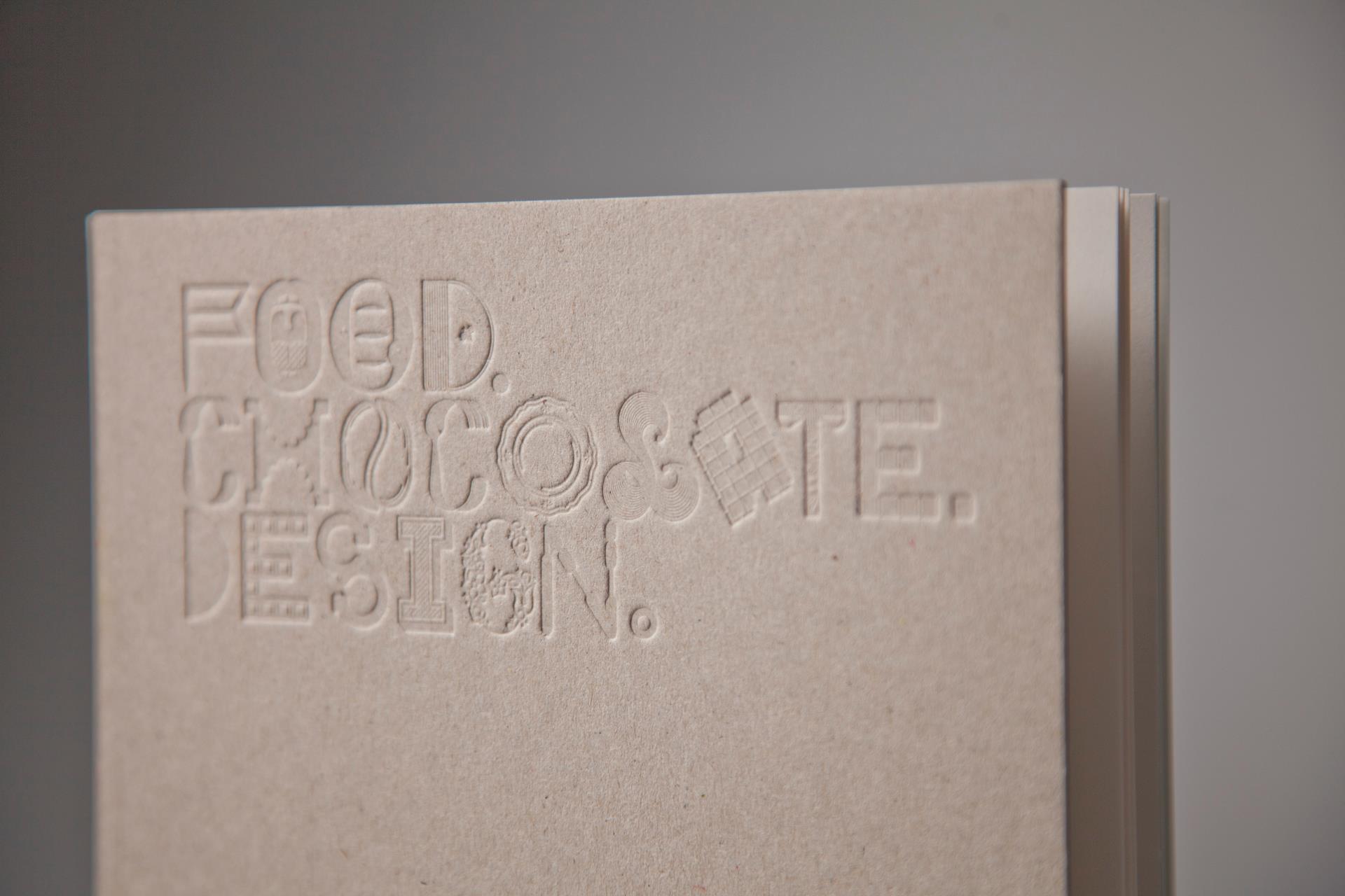 food chocolate design copertina libro