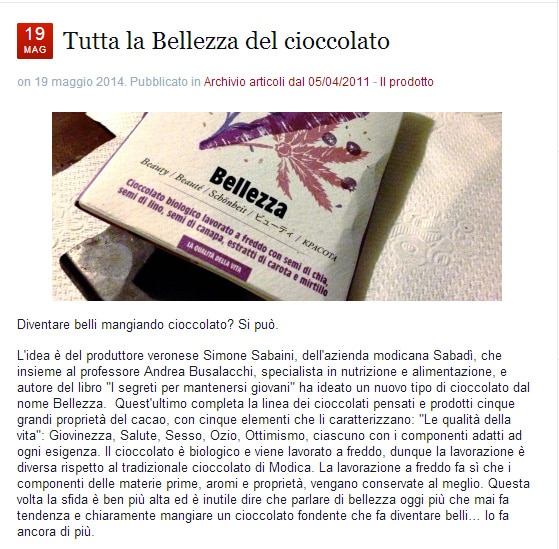Cronache di gusto 19/05/14