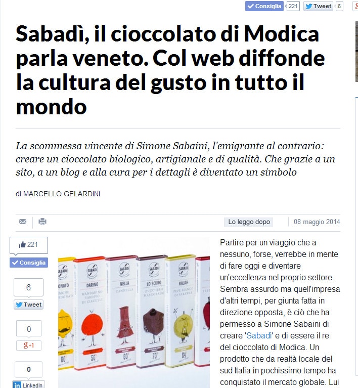 Repubblica.it 08/05/14