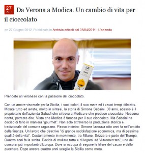 Cronache di Gusto - 27/06/12