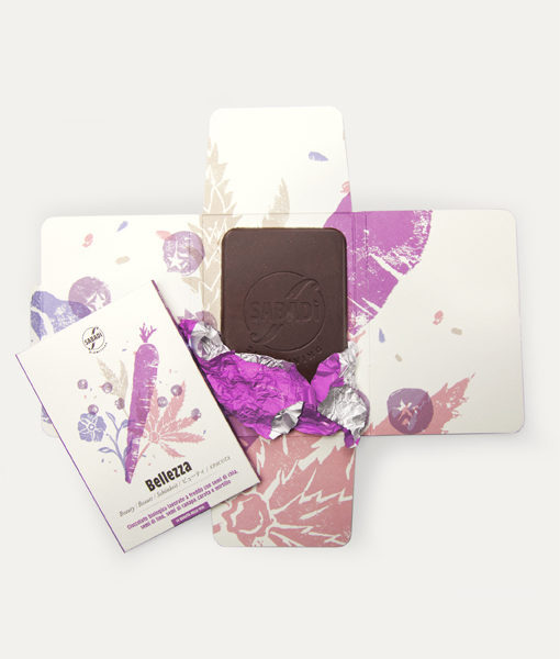 BEAUTY - Cold-processed organic chocolate with chia seeds, linseeds, hemp seeds, extracts of carrot and bilberries - Image 3