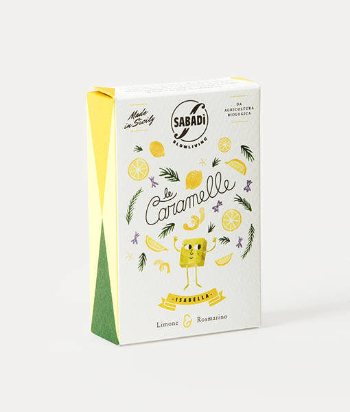 ISABELLA - Organic hard sweet made by hand using orange blossom honey  lemon and rosemary.
