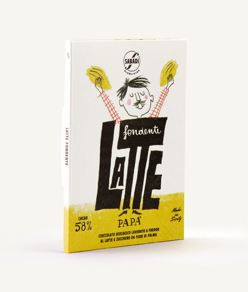 cioccolato al latte bio fondente