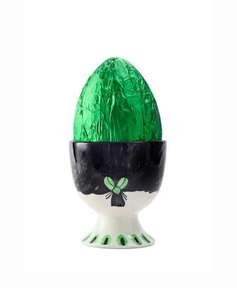 UOVO DI PASQUA al cioccolato fondente e Ceramica di Caltagirone - PASQUALE 4 UOVO DI PASQUA al cioccolato fondente e Ceramica di Caltagirone - PASQUALE - immagine 2